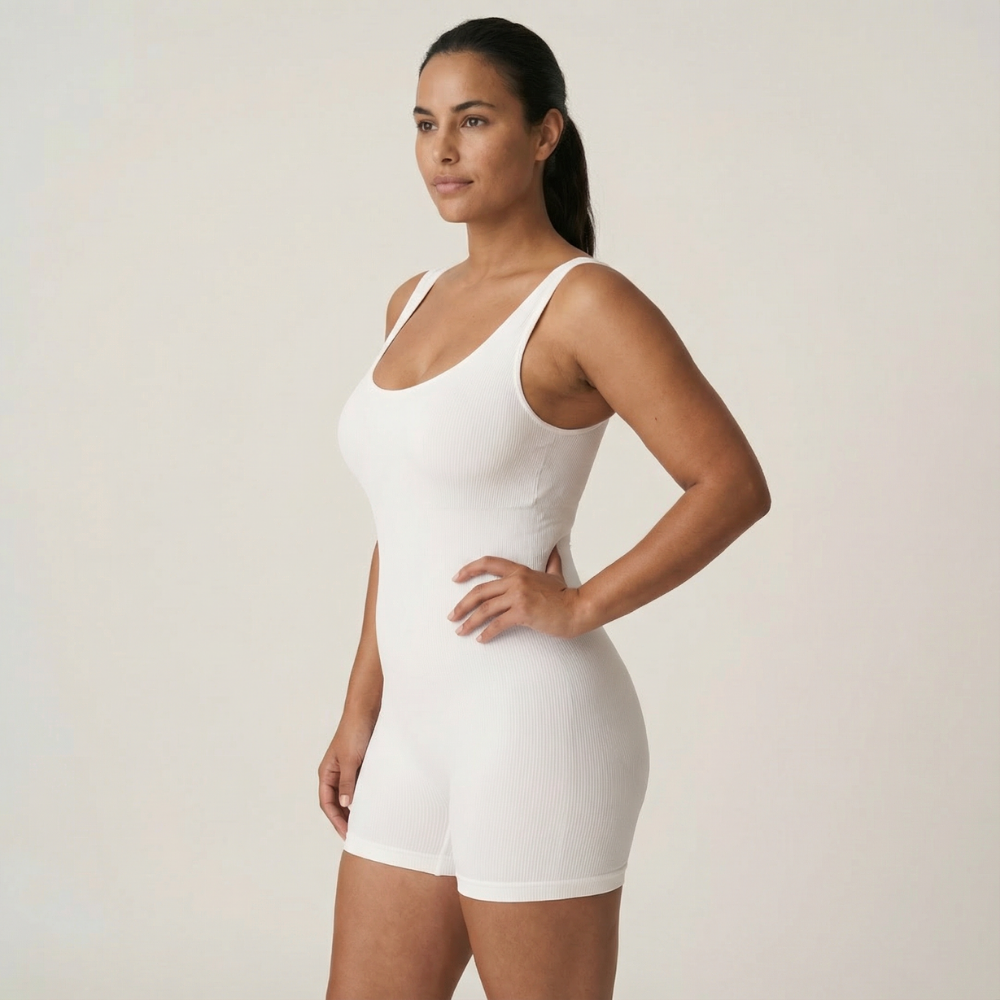Square Neck Shapewear Jumpsuit
