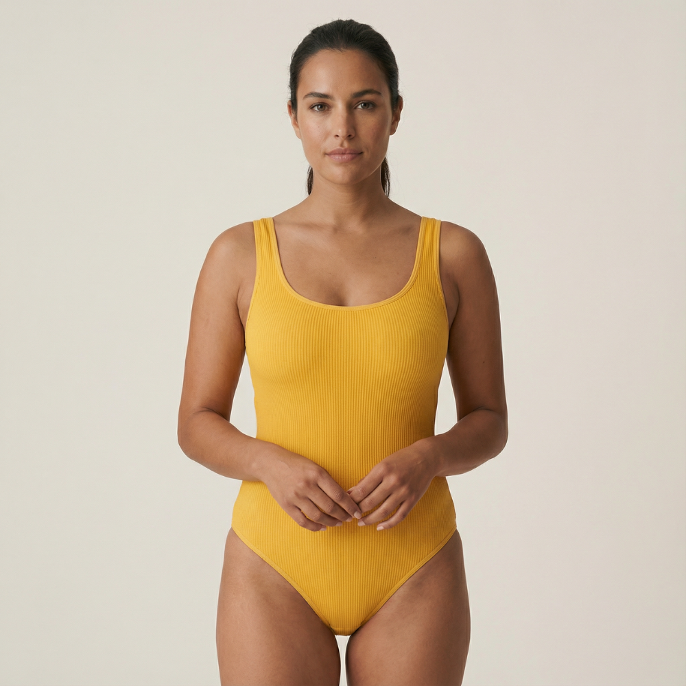 Ribbed Snatched Shapewear Bodysuit