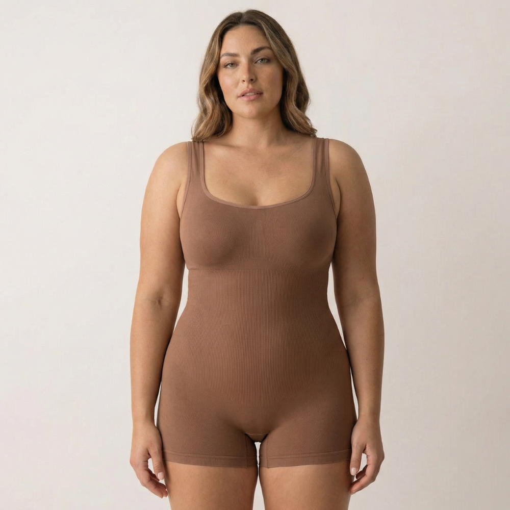 Square Neck Shapewear Jumpsuit