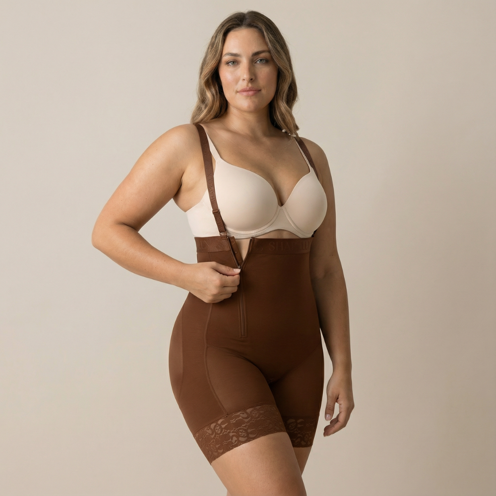 AirSlim® Postpartum Side Zipper Support Short